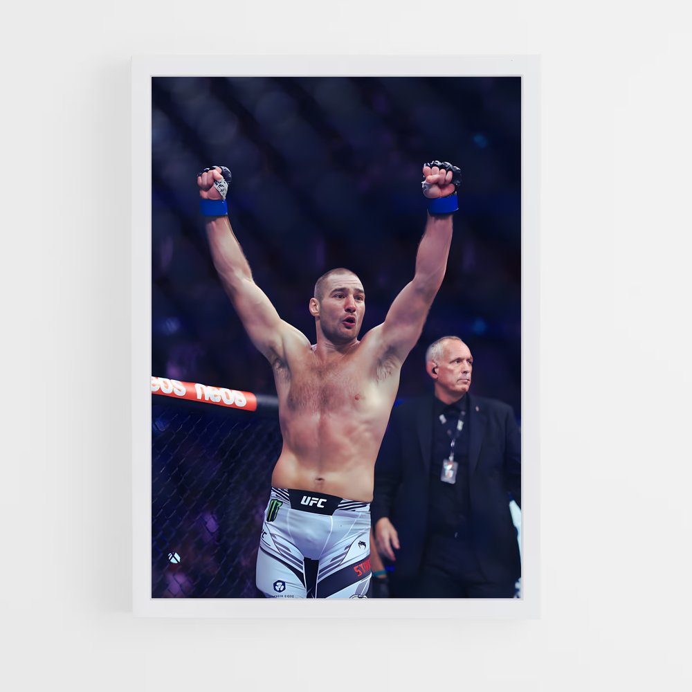 Poster L'Élixir Bleu – affiche MMA (vue 3)